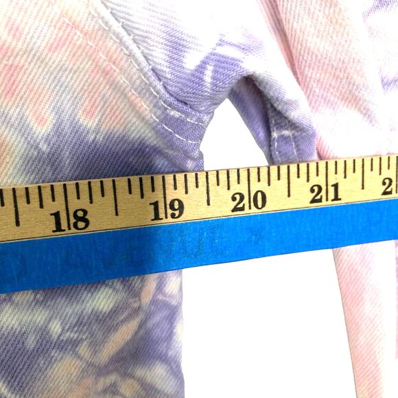 Levi’s Ex-boyfriend Trucker Pink/Purple Tie Dye Women’s S Jacket Size Small NWT - Picture 9 of 13